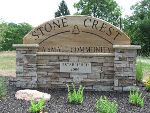 Stone Crest Development Sign 2
